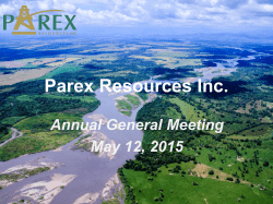 2 - Parex Resources Inc.