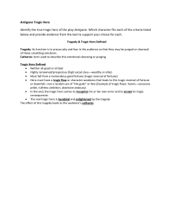 Antigone Tragic Hero