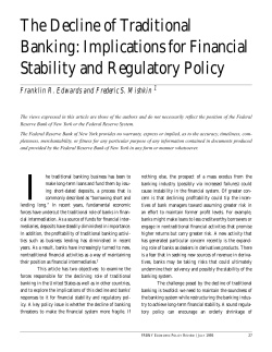 The Decline of Traditional Banking