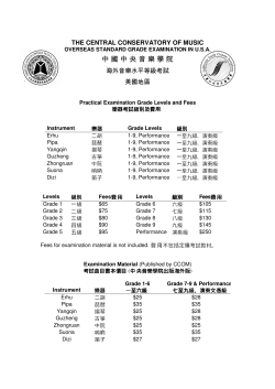 THE CENTRAL CONSERVATORY OF MUSIC