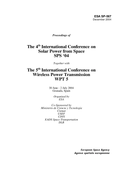 The 4th International Conference on Solar Power from Space