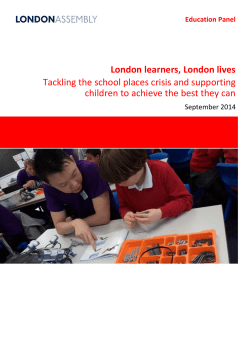 London learners, London lives: Tackling the school