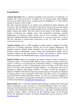 Contributors - Italian