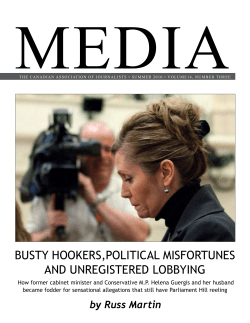 Summer 2010 - Canadian Association of Journalists