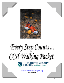 Taking More Steps - Chester County Hospital