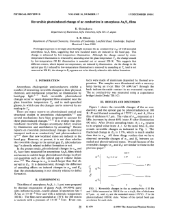 Reversible photoinduced change of ac conduction in amorphous As