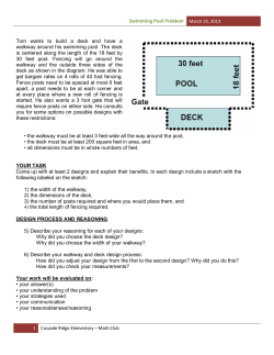 Swimming Pool - Cascade Ridge Math Club