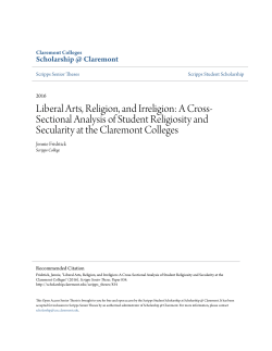 Liberal Arts, Religion, and Irreligion