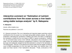 AC C2603: `reply to the comments`, Keisuke Nakayama, 05 Jun 2015