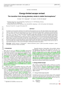 Energy-limited escape revised