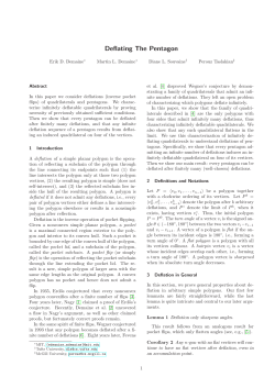 Deflating The Pentagon