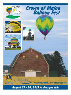 Crown of Maine Balloon Fest