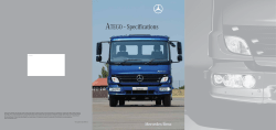 ATEGO&ndash; Specifications - Mercedes-Benz