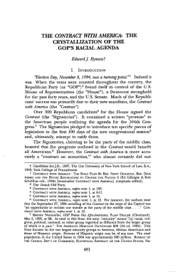 The Contract with America