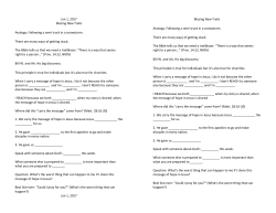 Jan 1, 2017 Blazing New Trails Analogy: Following a semi truck in a