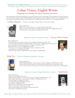 Cuban Voices, English Words - American Library Association