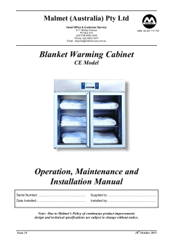 Blanket Warming Cabinet