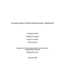 Economic Impact of Tarleton State University