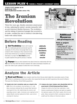 The iranian revolution