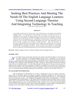 Print this article - The Clute Institute