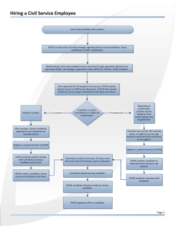 Hiring a Civil Service Employee - System Human Resource Services