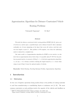 Approximation Algorithms for Distance Constrained Vehicle Routing