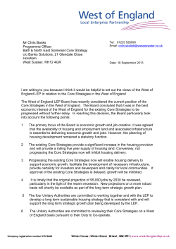 I am writing to you because I think it would be helpful to