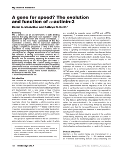A gene for speed? - GeneQol Consortium