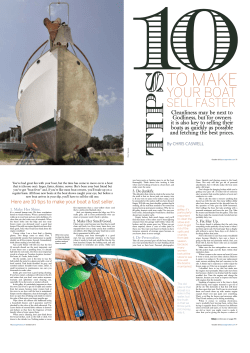 Tips to make your boat sell faster