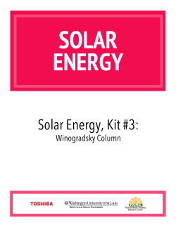 SolarEnergy_Kit#3 - Institute for School Partnership