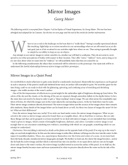 Mirror Images - Nature Institute