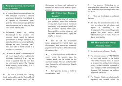 I. What you need to know about Treasury bonds ? II. Why to buy