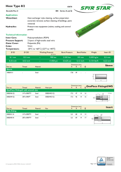 Hose Type 8/2