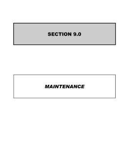 Bumper Crane Owner`s Manual Section 9 - Sto
