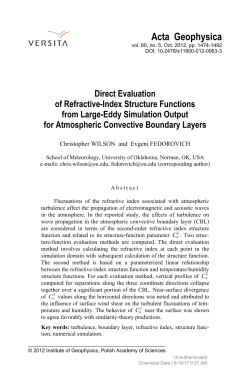 Direct evaluation of refractive-index structure functions from large
