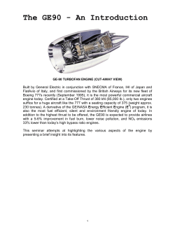 The GE90 - An Introduction