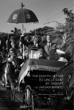 “the eighth Letter to UncLe SaM” by Saadat haSan Manto