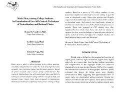Music Piracy among College Students