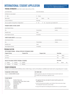 International Student Guide 2014-2015