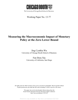 Measuring the macroeconomic impact of monetary policy at the zero