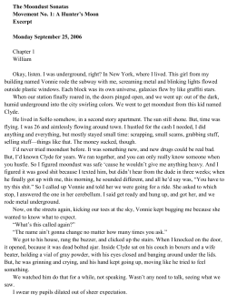 The Moondust Sonatas Excerpt