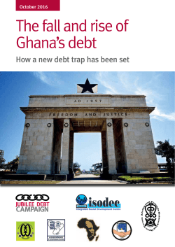 The fall and rise of Ghana`s debt