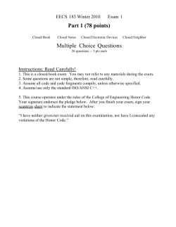 Part 1 (78 points) Multiple Choice Questions