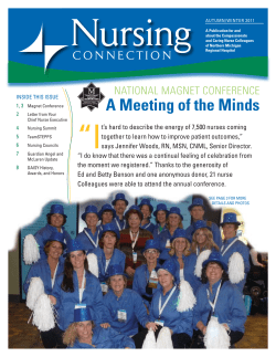 Fall 2011 Nursing Connection Newsletter