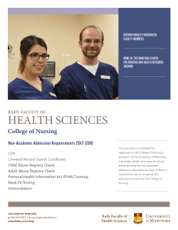 Non-Academic Admission Requirements