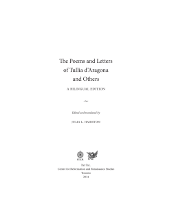 Excerpt - Iter: Gateway to the Middle Ages and Renaissance