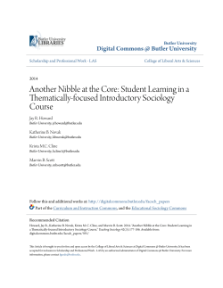 Student Learning in a Thematically-focused Introductory Sociology