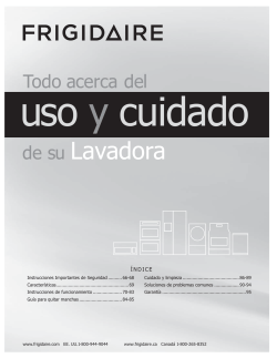 instrucciones de funcionamiento