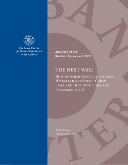THE NEXT WAR: - Brookings Institution