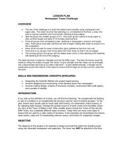 Paper Tower Challenge